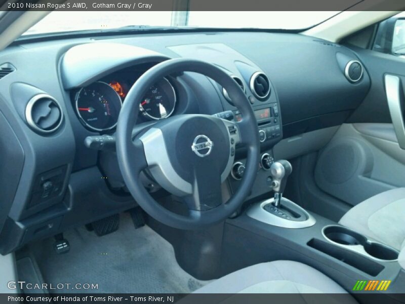 Gotham Gray / Gray 2010 Nissan Rogue S AWD