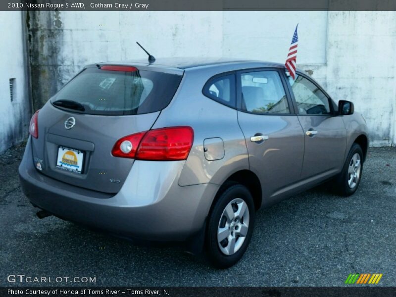 Gotham Gray / Gray 2010 Nissan Rogue S AWD