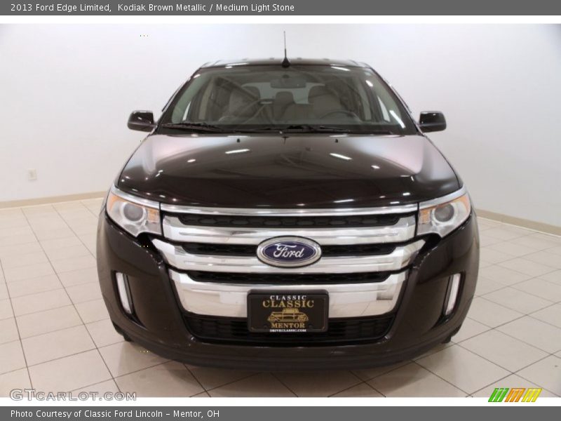 Kodiak Brown Metallic / Medium Light Stone 2013 Ford Edge Limited