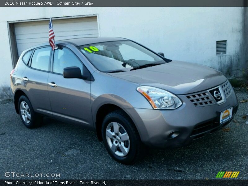 Gotham Gray / Gray 2010 Nissan Rogue S AWD