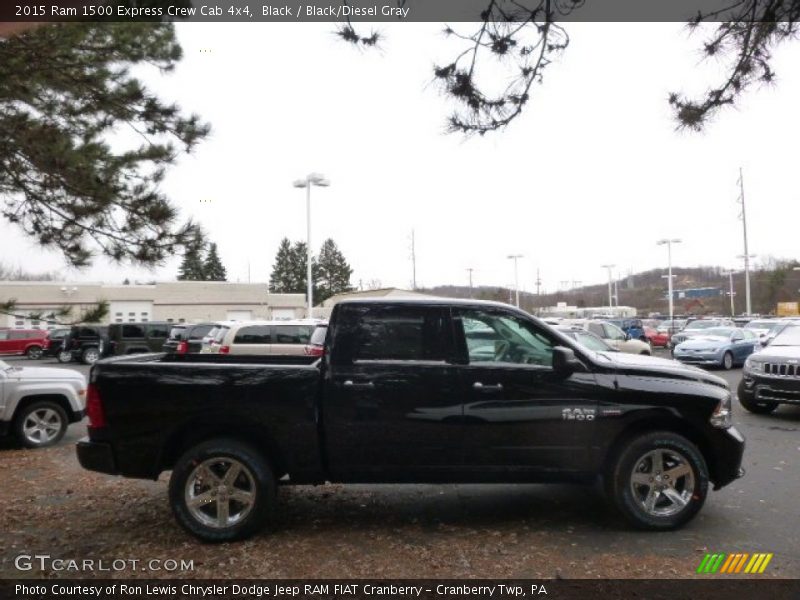 Black / Black/Diesel Gray 2015 Ram 1500 Express Crew Cab 4x4
