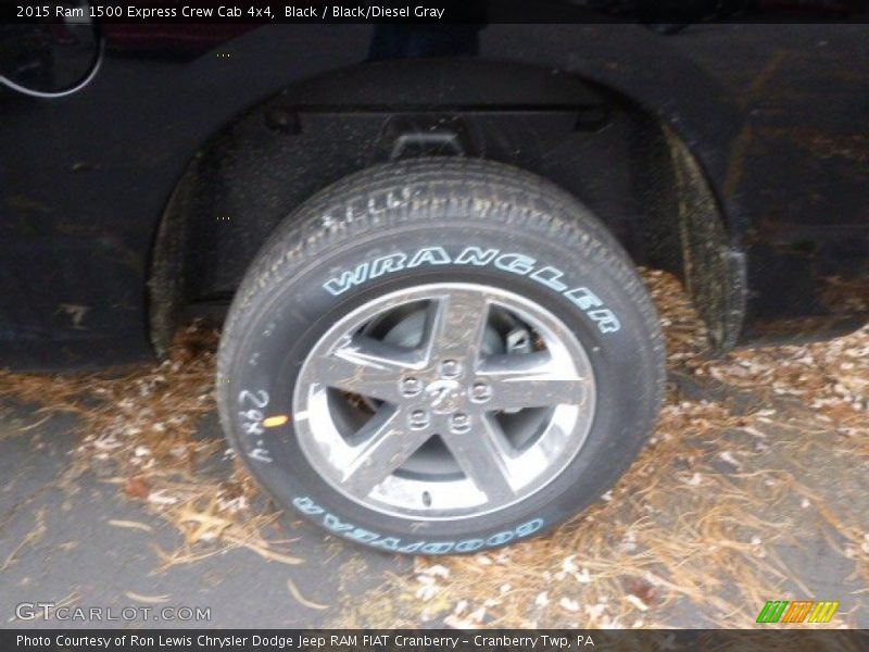 Black / Black/Diesel Gray 2015 Ram 1500 Express Crew Cab 4x4