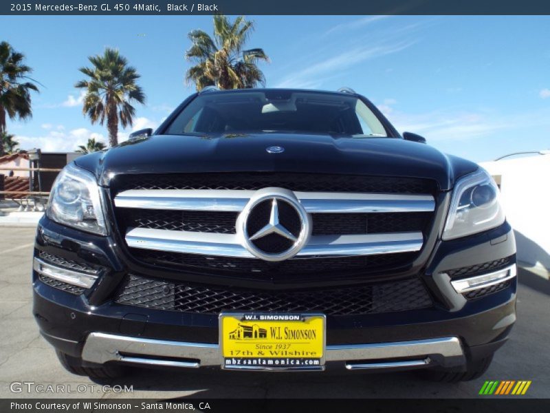 Black / Black 2015 Mercedes-Benz GL 450 4Matic