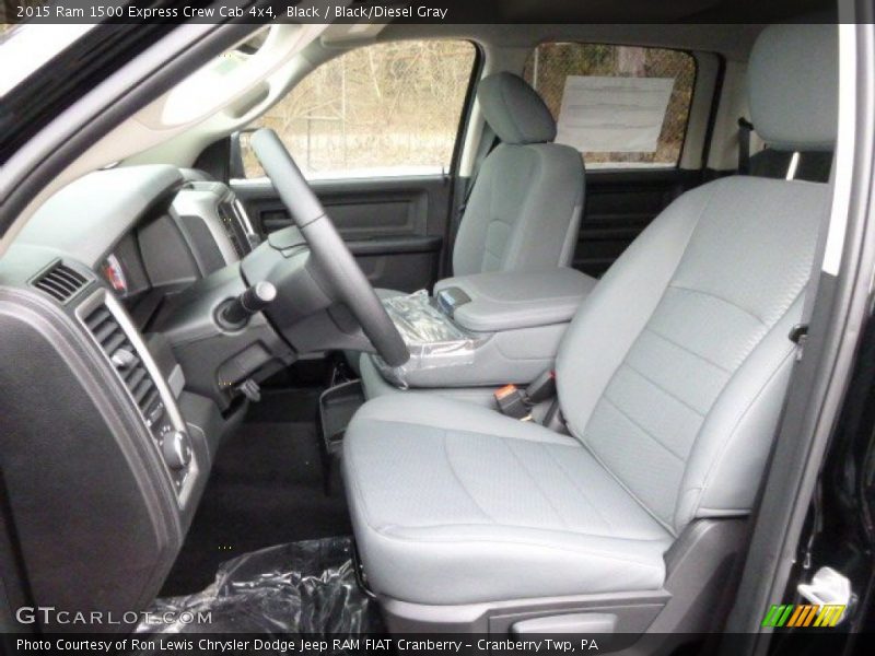 Black / Black/Diesel Gray 2015 Ram 1500 Express Crew Cab 4x4