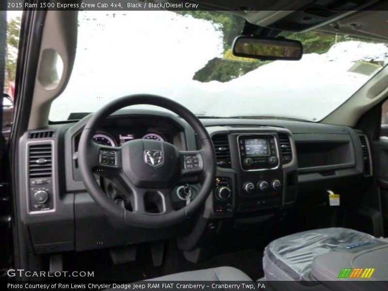 Black / Black/Diesel Gray 2015 Ram 1500 Express Crew Cab 4x4