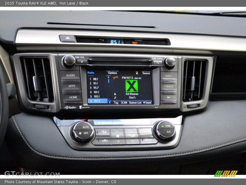 Hot Lava / Black 2015 Toyota RAV4 XLE AWD