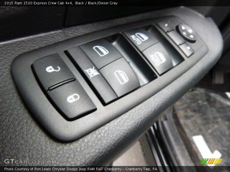 Black / Black/Diesel Gray 2015 Ram 1500 Express Crew Cab 4x4