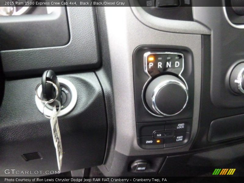 Black / Black/Diesel Gray 2015 Ram 1500 Express Crew Cab 4x4