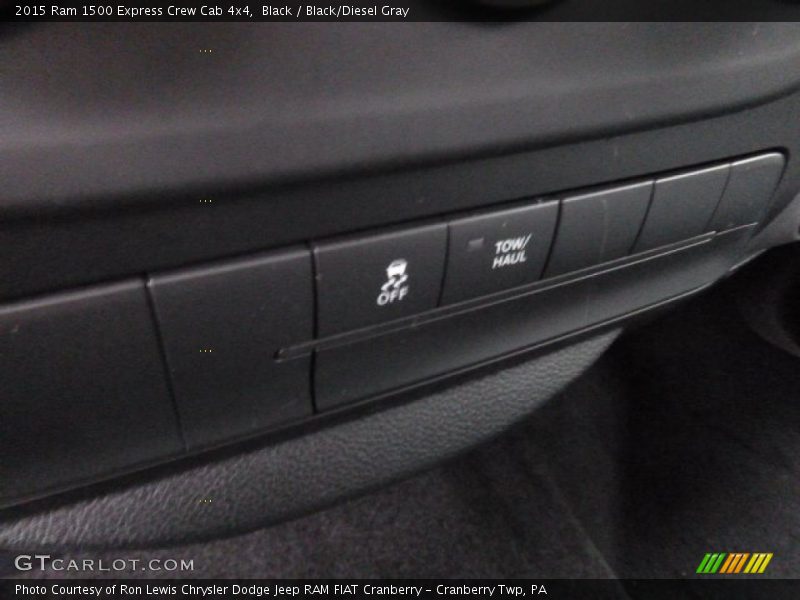Black / Black/Diesel Gray 2015 Ram 1500 Express Crew Cab 4x4