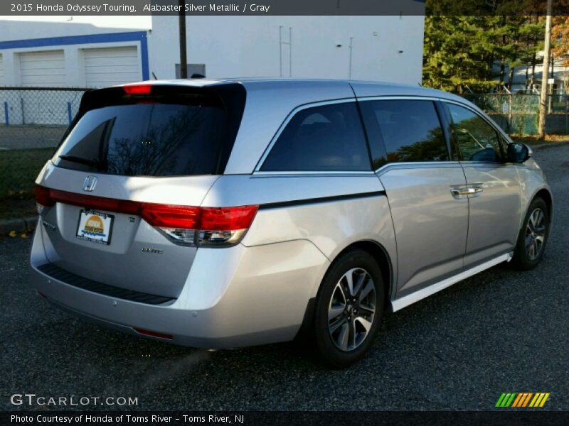 Alabaster Silver Metallic / Gray 2015 Honda Odyssey Touring