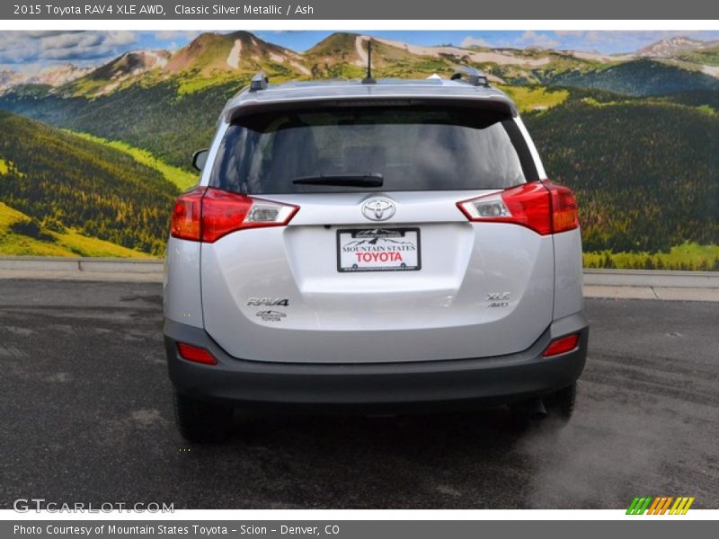Classic Silver Metallic / Ash 2015 Toyota RAV4 XLE AWD