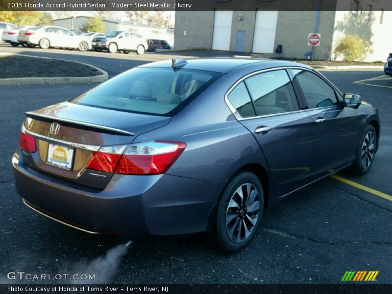 Modern Steel Metallic / Ivory 2015 Honda Accord Hybrid Sedan