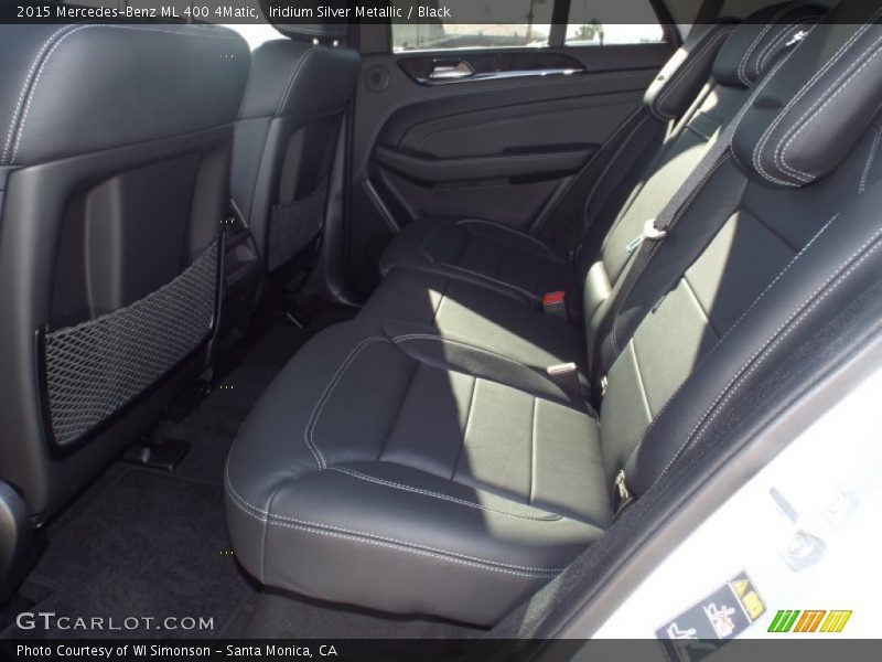 Iridium Silver Metallic / Black 2015 Mercedes-Benz ML 400 4Matic