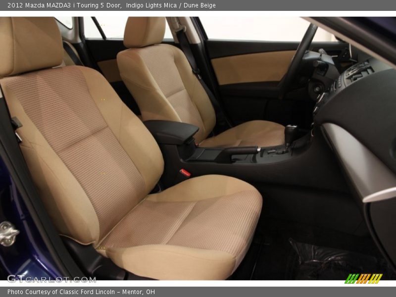 Indigo Lights Mica / Dune Beige 2012 Mazda MAZDA3 i Touring 5 Door