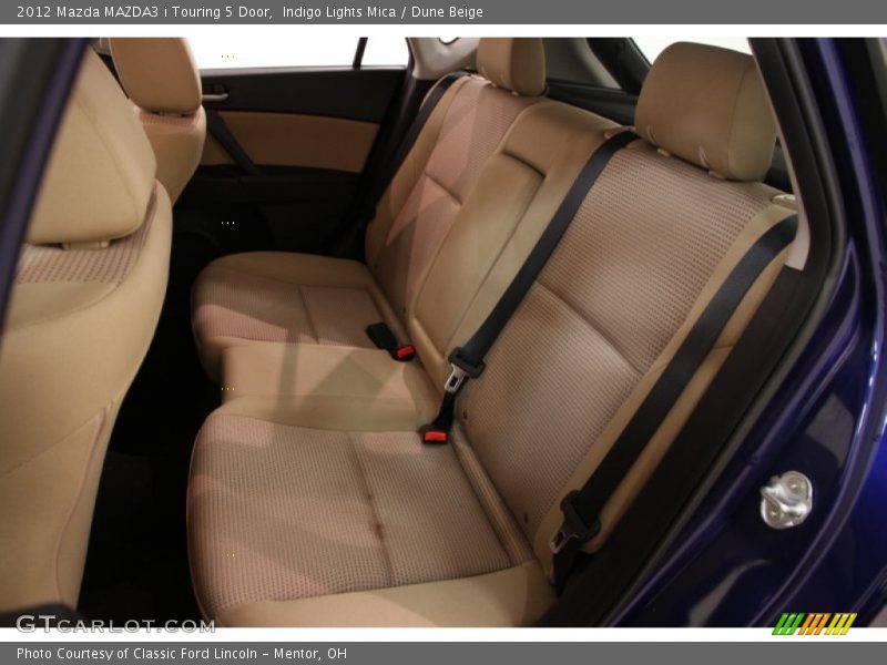 Indigo Lights Mica / Dune Beige 2012 Mazda MAZDA3 i Touring 5 Door