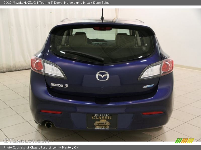 Indigo Lights Mica / Dune Beige 2012 Mazda MAZDA3 i Touring 5 Door