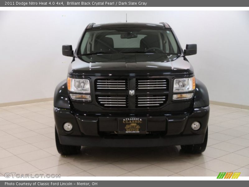 Brilliant Black Crystal Pearl / Dark Slate Gray 2011 Dodge Nitro Heat 4.0 4x4