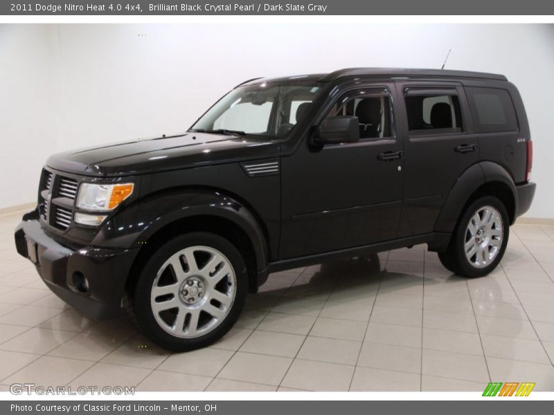 Brilliant Black Crystal Pearl / Dark Slate Gray 2011 Dodge Nitro Heat 4.0 4x4
