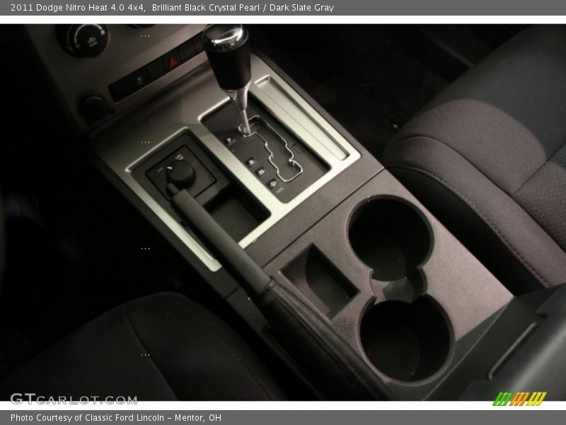 Brilliant Black Crystal Pearl / Dark Slate Gray 2011 Dodge Nitro Heat 4.0 4x4