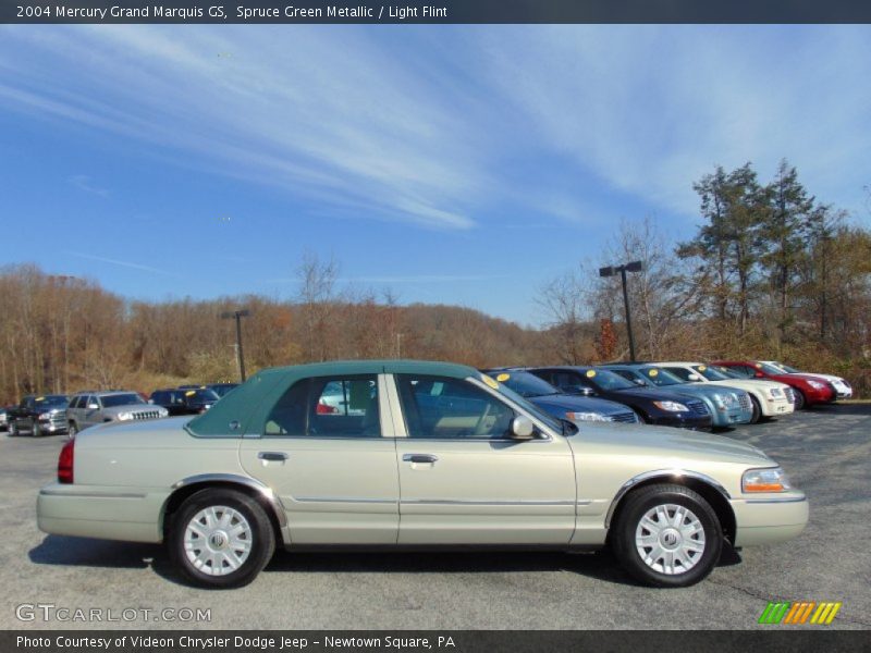 Spruce Green Metallic / Light Flint 2004 Mercury Grand Marquis GS