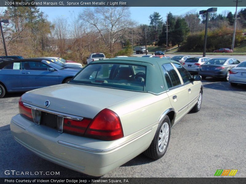 Spruce Green Metallic / Light Flint 2004 Mercury Grand Marquis GS