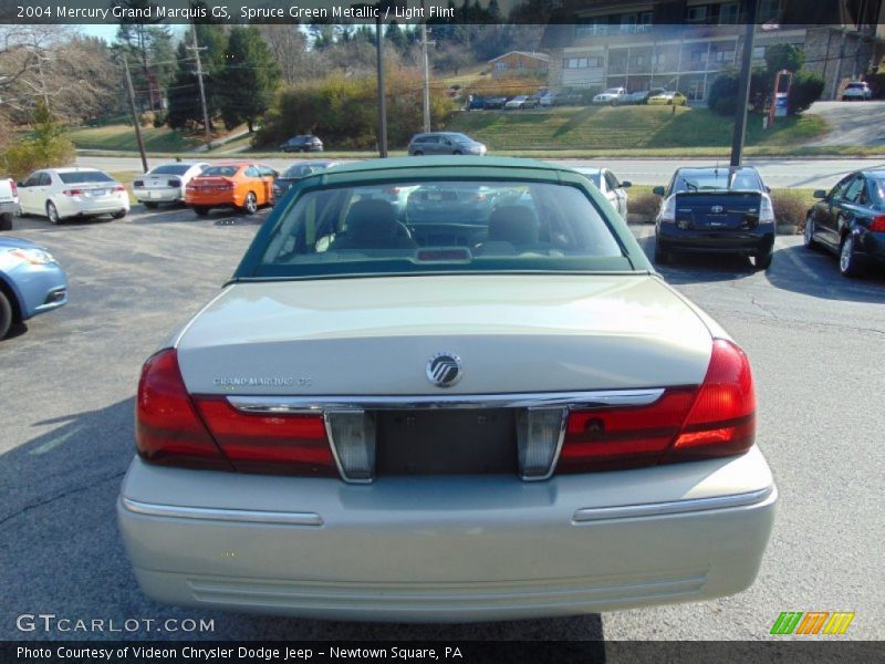 Spruce Green Metallic / Light Flint 2004 Mercury Grand Marquis GS