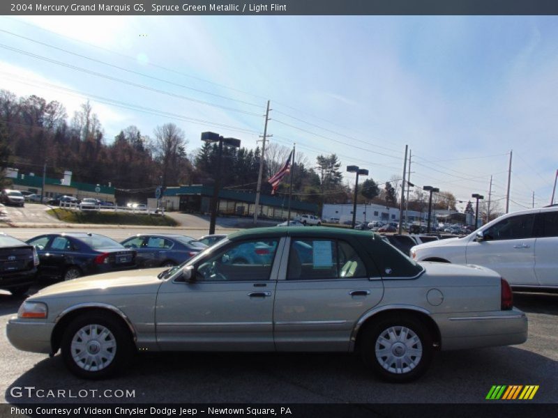 Spruce Green Metallic / Light Flint 2004 Mercury Grand Marquis GS