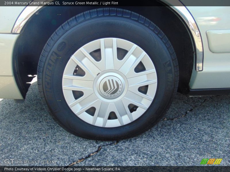 Spruce Green Metallic / Light Flint 2004 Mercury Grand Marquis GS