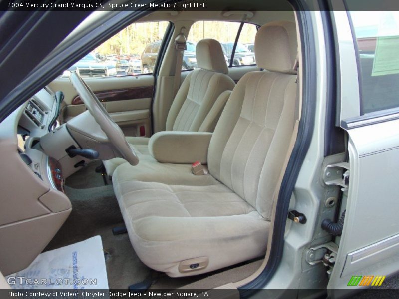 Spruce Green Metallic / Light Flint 2004 Mercury Grand Marquis GS
