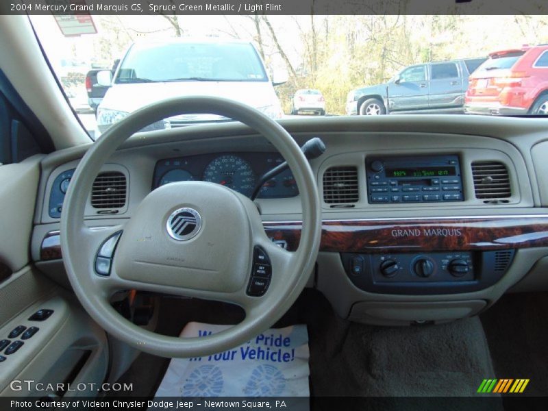Spruce Green Metallic / Light Flint 2004 Mercury Grand Marquis GS