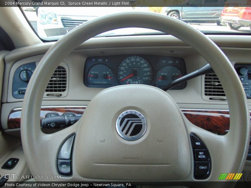 Spruce Green Metallic / Light Flint 2004 Mercury Grand Marquis GS