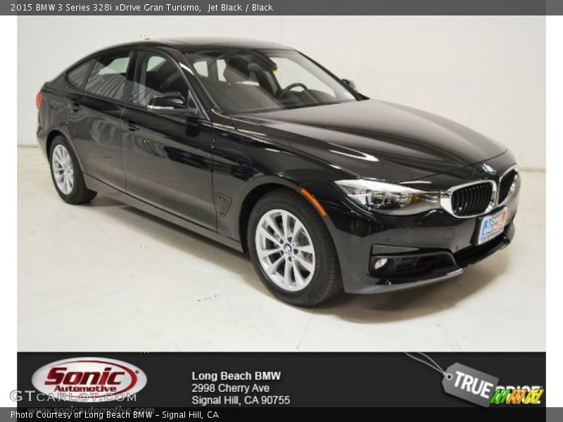 Jet Black / Black 2015 BMW 3 Series 328i xDrive Gran Turismo