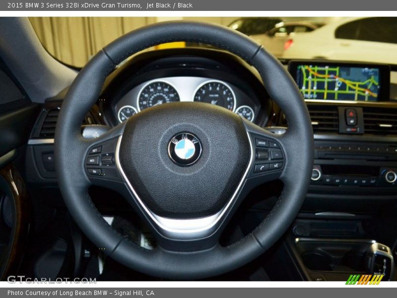 Jet Black / Black 2015 BMW 3 Series 328i xDrive Gran Turismo