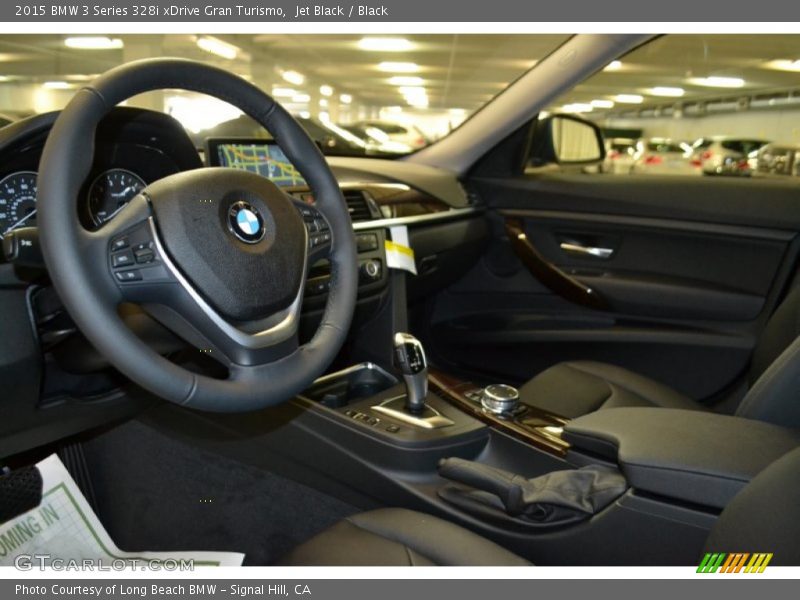 Jet Black / Black 2015 BMW 3 Series 328i xDrive Gran Turismo