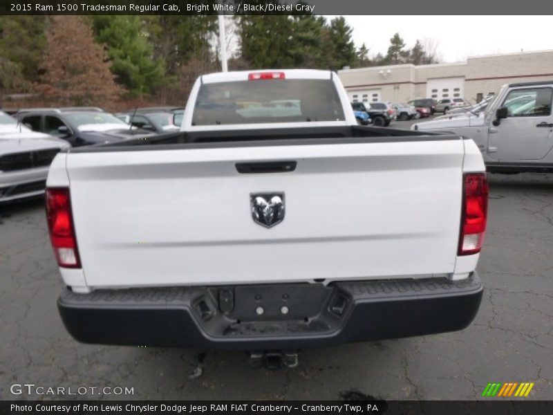 Bright White / Black/Diesel Gray 2015 Ram 1500 Tradesman Regular Cab