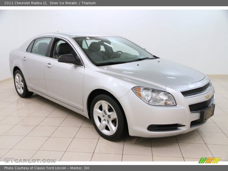 Silver Ice Metallic / Titanium 2011 Chevrolet Malibu LS