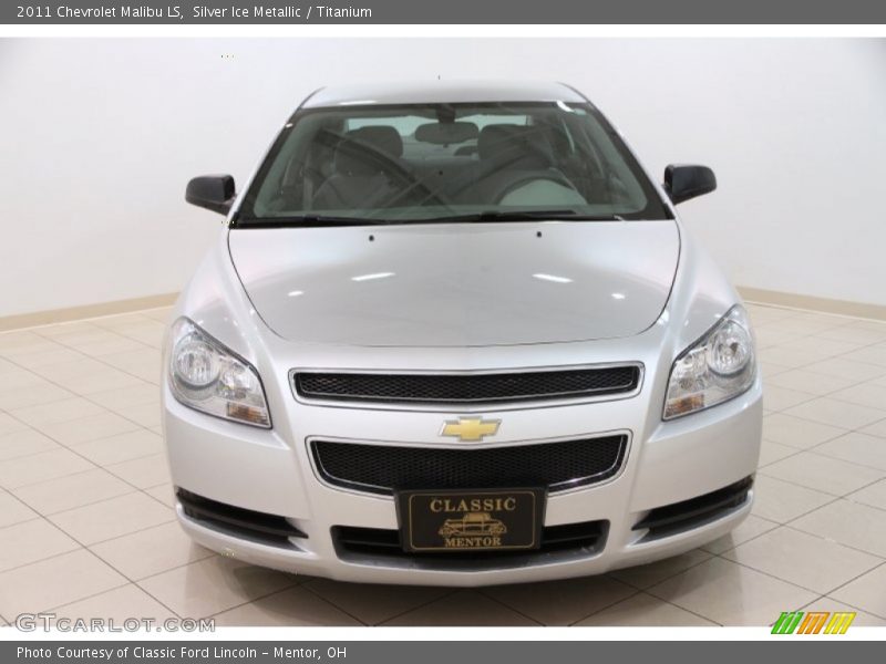 Silver Ice Metallic / Titanium 2011 Chevrolet Malibu LS