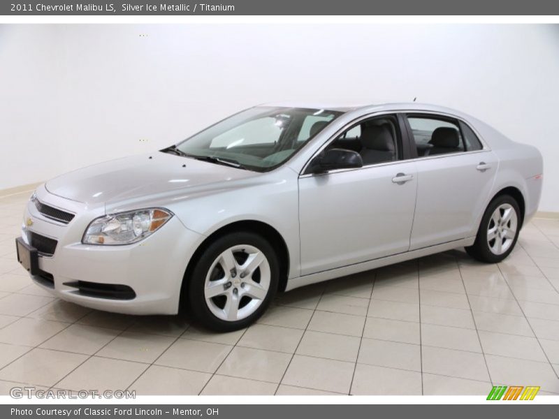 Silver Ice Metallic / Titanium 2011 Chevrolet Malibu LS