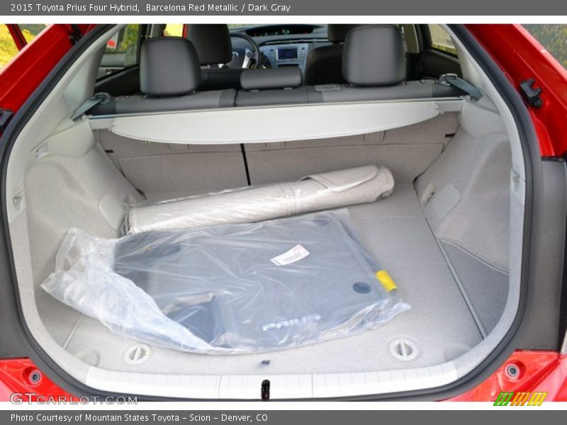 Barcelona Red Metallic / Dark Gray 2015 Toyota Prius Four Hybrid