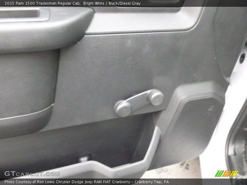 Bright White / Black/Diesel Gray 2015 Ram 1500 Tradesman Regular Cab