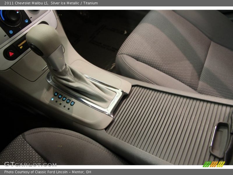 Silver Ice Metallic / Titanium 2011 Chevrolet Malibu LS