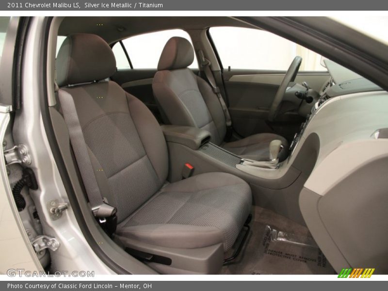 Silver Ice Metallic / Titanium 2011 Chevrolet Malibu LS