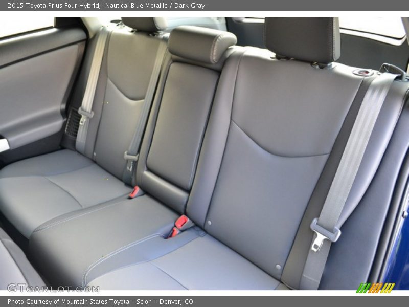 Nautical Blue Metallic / Dark Gray 2015 Toyota Prius Four Hybrid