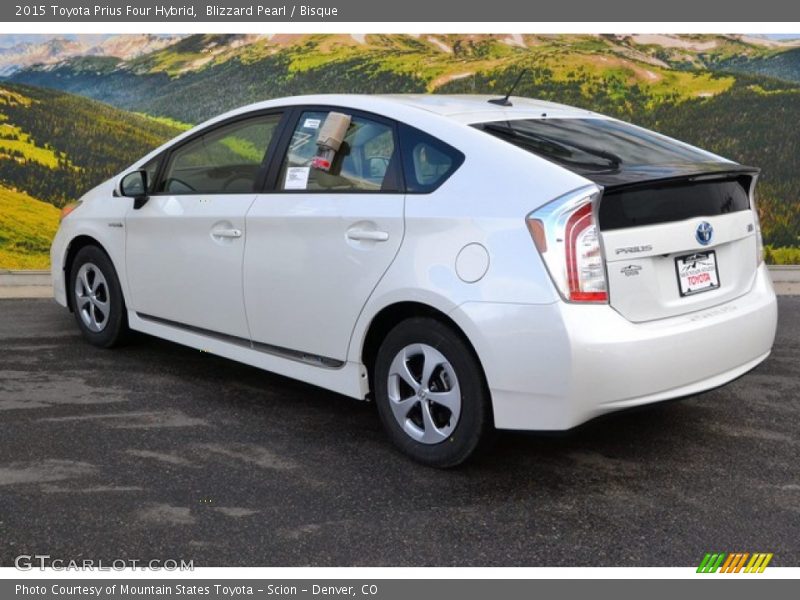 Blizzard Pearl / Bisque 2015 Toyota Prius Four Hybrid