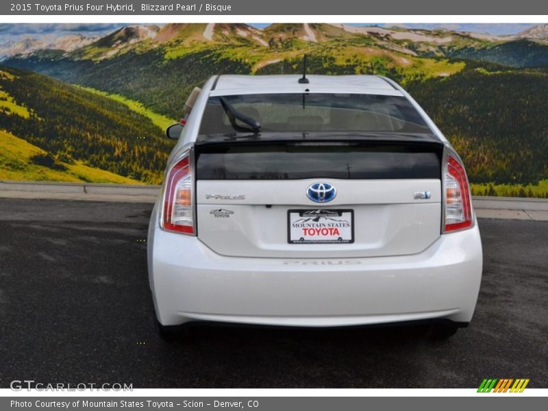 Blizzard Pearl / Bisque 2015 Toyota Prius Four Hybrid