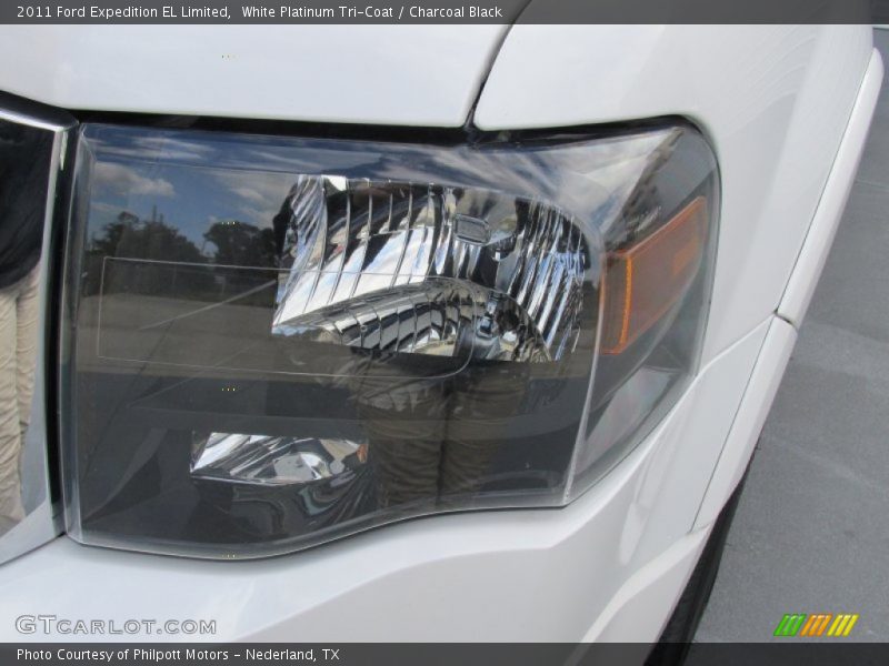 White Platinum Tri-Coat / Charcoal Black 2011 Ford Expedition EL Limited