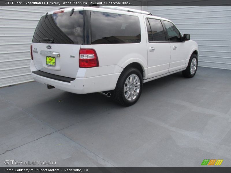 White Platinum Tri-Coat / Charcoal Black 2011 Ford Expedition EL Limited