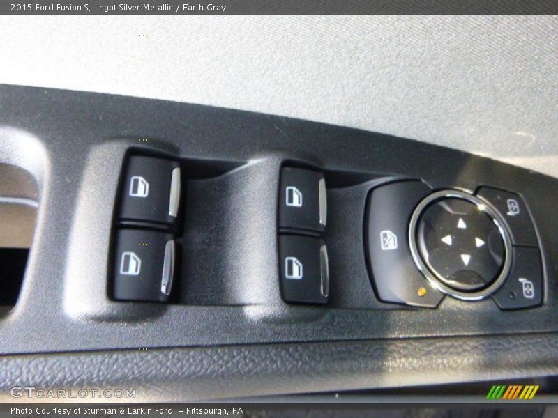 Ingot Silver Metallic / Earth Gray 2015 Ford Fusion S