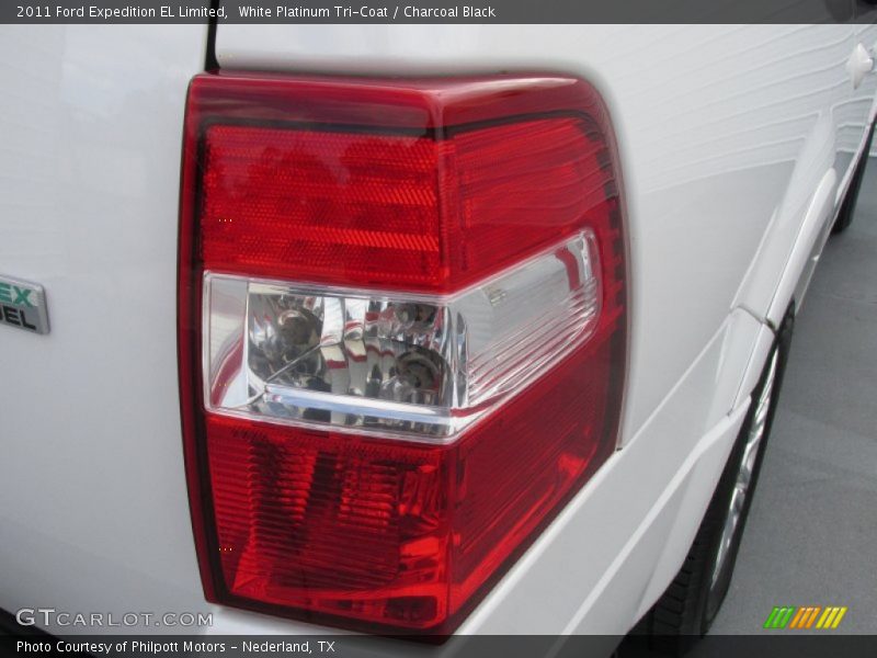 White Platinum Tri-Coat / Charcoal Black 2011 Ford Expedition EL Limited
