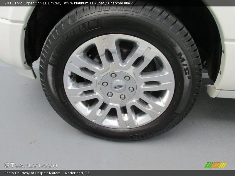 White Platinum Tri-Coat / Charcoal Black 2011 Ford Expedition EL Limited